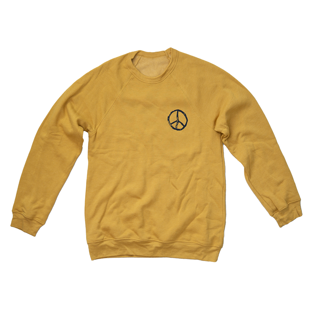 Outpost Inn Peace Sweatshirt - Gold