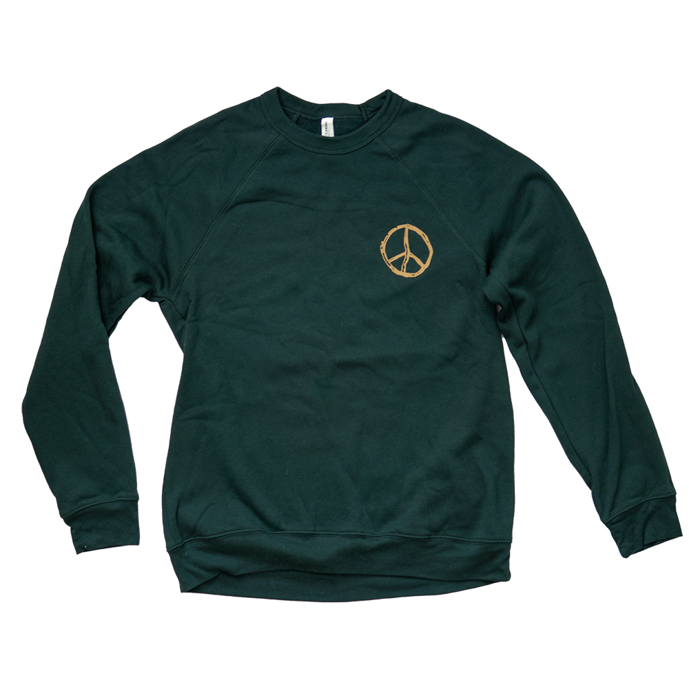 Outpost Inn Peace Sweatshirt - Green