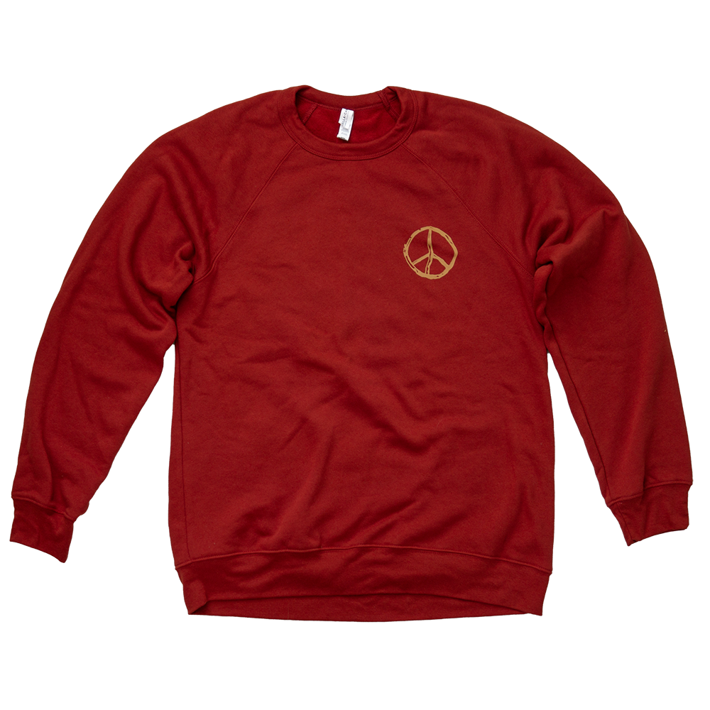 Outpost Inn Peace Sweatshirt - Red