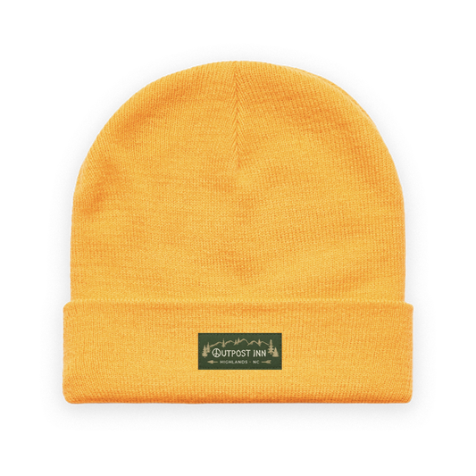 Outpost Inn Label Beanie Yellow (Preorder)
