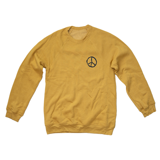 Outpost Inn Peace Sweatshirt - Gold