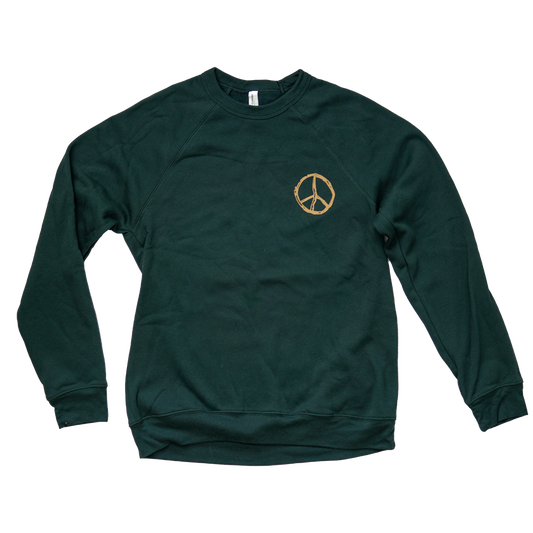 Outpost Inn Peace Sweatshirt - Green