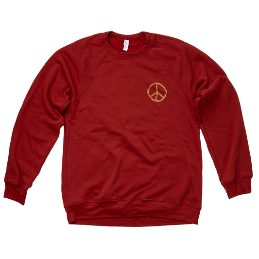 Outpost Inn Peace Sweatshirt - Red